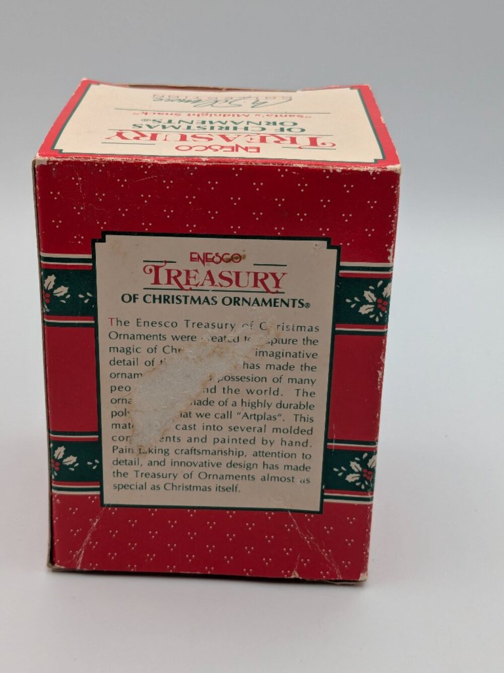 Enesco Treasury of Christmas "Santa's Midnight Snack" 1992 Vintage Ornament - Picture 4 of 11